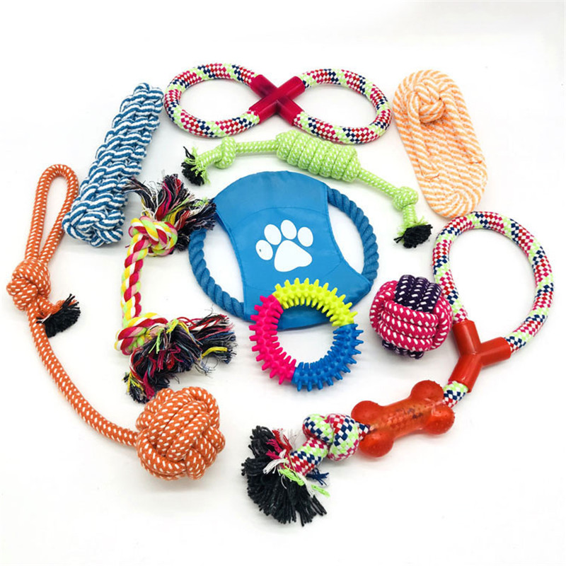 Aggressive Chewers Dog Rope խաղալիքների հավաքածու (4)